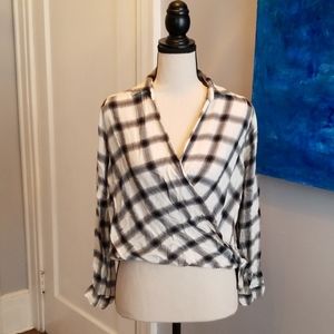 Hollister Faux Wrap Top